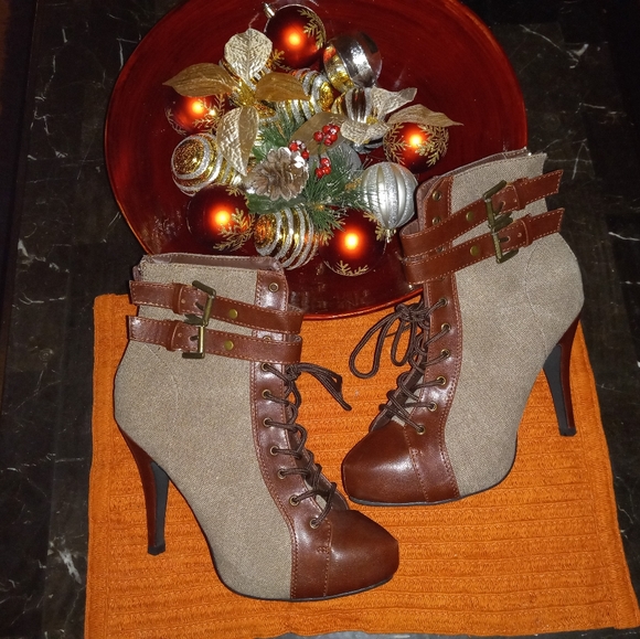 Heels Short Boots Woman - Picture 3 of 6